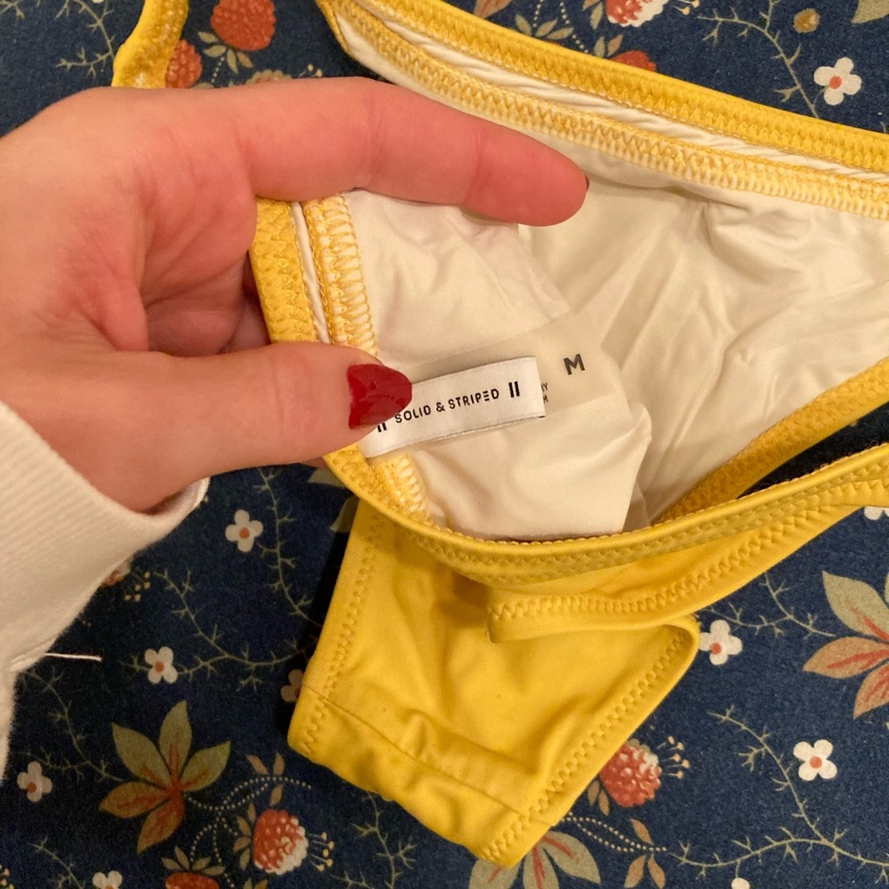 Solid & Striped Yellow Bikini - image 5